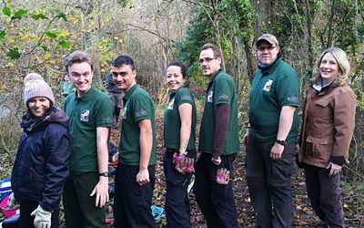 Helping conserve Gomm’s Wood, High Wycombe with Chiltern Rangers