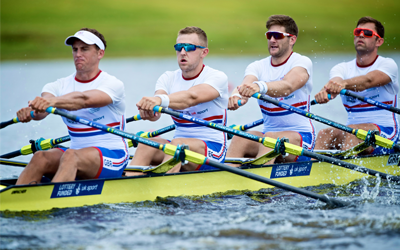Shanly Foundation continues to support Team GB mens quad 4