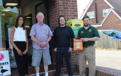 New life-saving defibrillator for Twyford